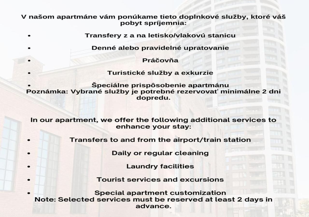 Skau Gajova Family Two Bedroom Apartment With A Terrace Free Parking ブラチスラヴァ エクステリア 写真